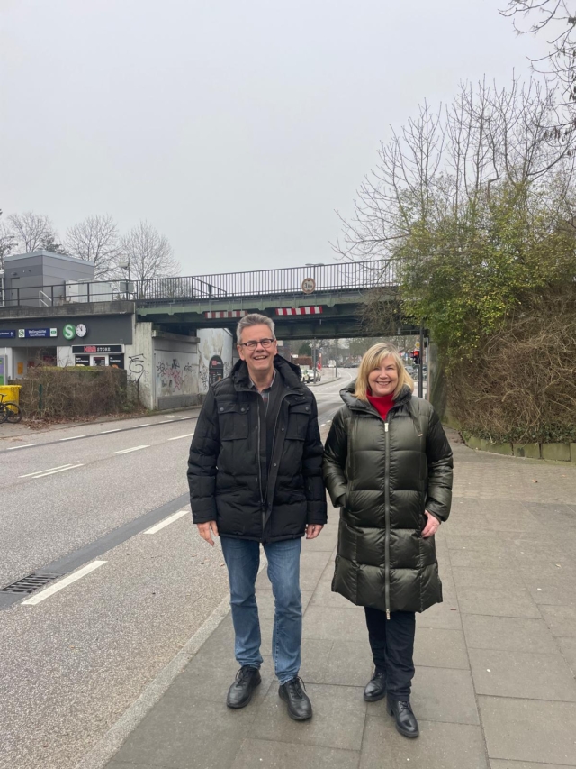 Neubau Eisenbahnüberführung Rolfinckstraße