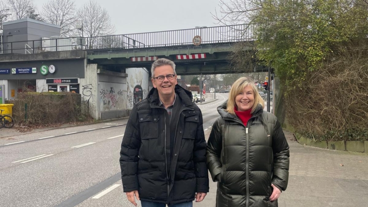 Neubau Eisenbahnüberführung Rolfinckstraße